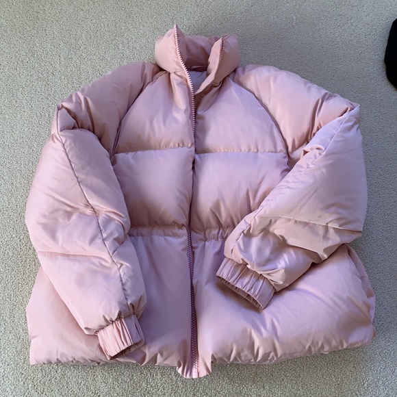 Sakura pink puffy coat - Picture 5 of 9